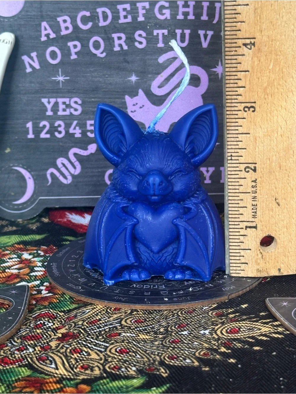 Midnight Heart Bat Candle